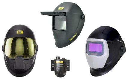 Suvirinimo šalmai, įranga