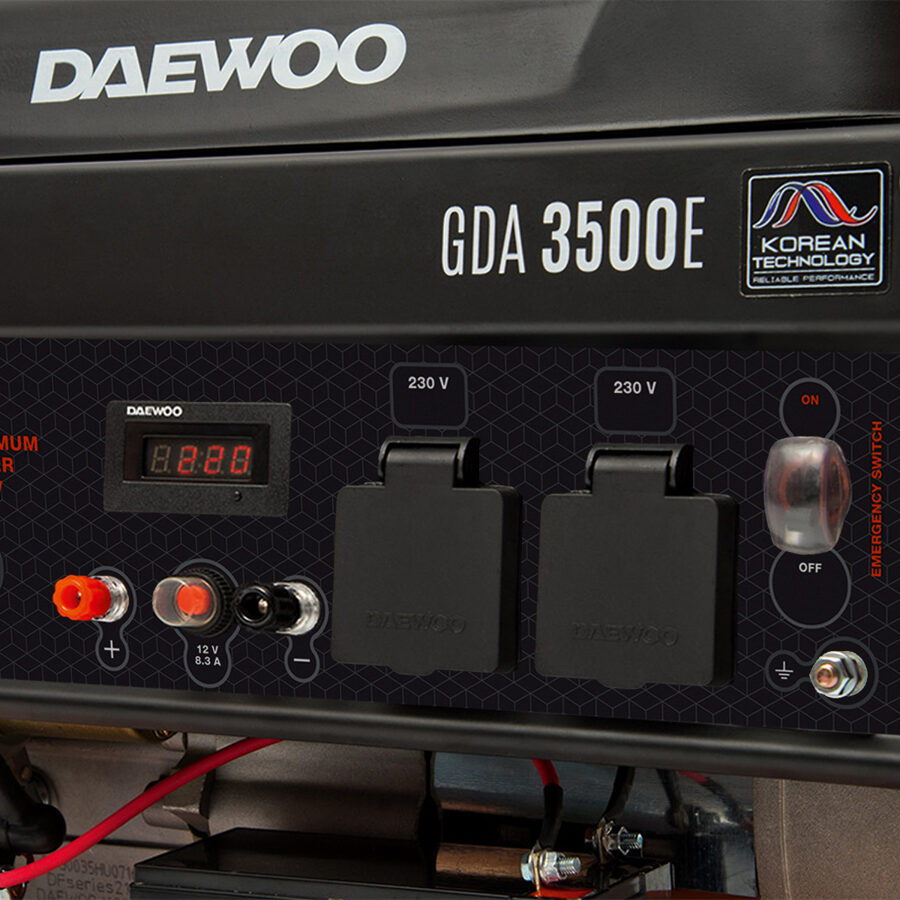 Benzino generatorius DAEWOO GDA 3500E - Generatoriai, įranga .