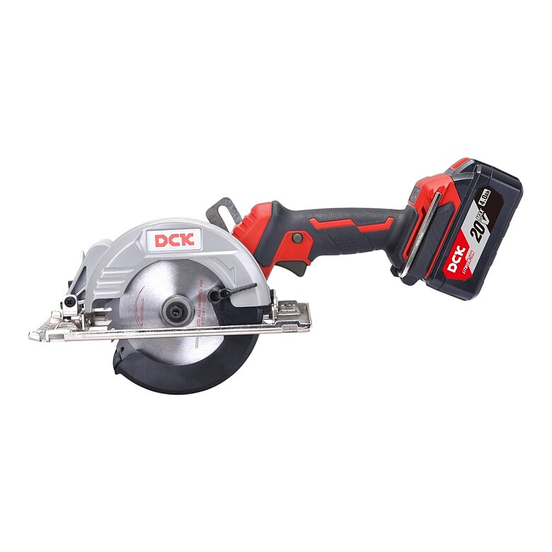 DCK KDMY125FK juhtmevaba harjavaba ketassaag 125 mm, 20V (2×5,0Ah akud, laadija)