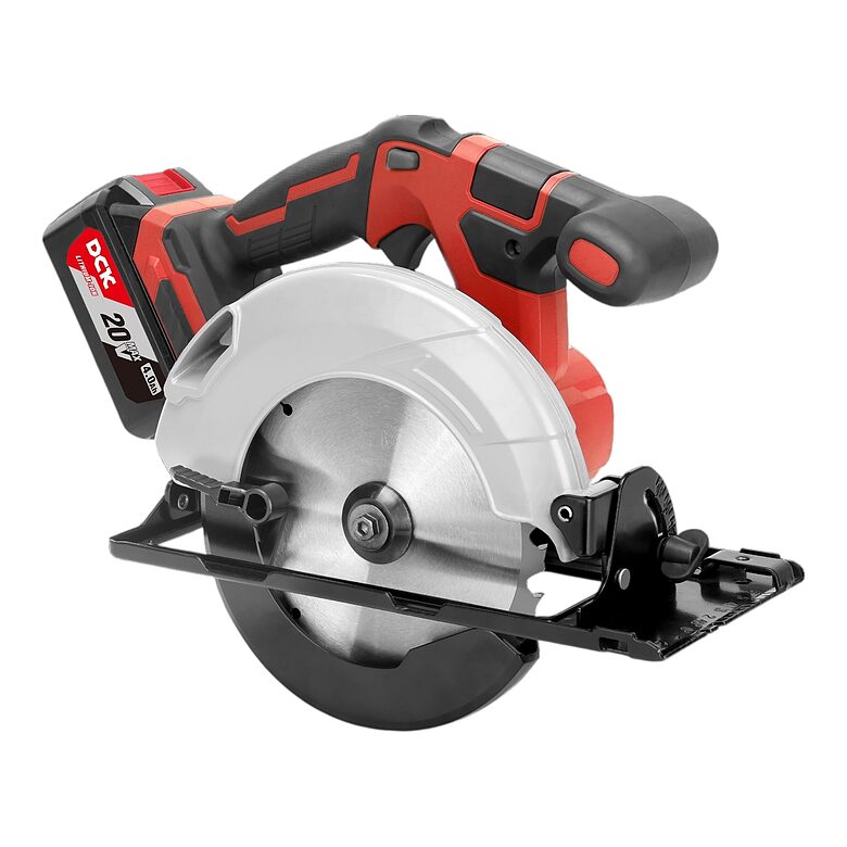Belaidis bešepetėlinis diskinis pjūklas DCK KDMY165SFK 165 mm, 20V (2x5,0Ah akumuliatoriai, įkroviklis)