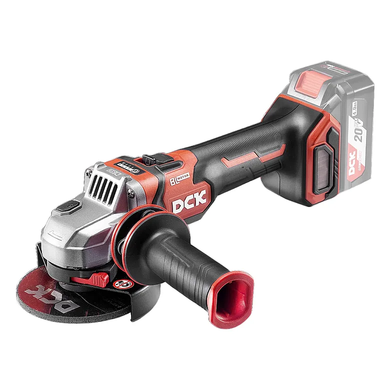 Juhtmeta harjavaba nurklihvija DCK KDSM04-125Z, 125 mm, 20V (ilma aku ja laadijata)