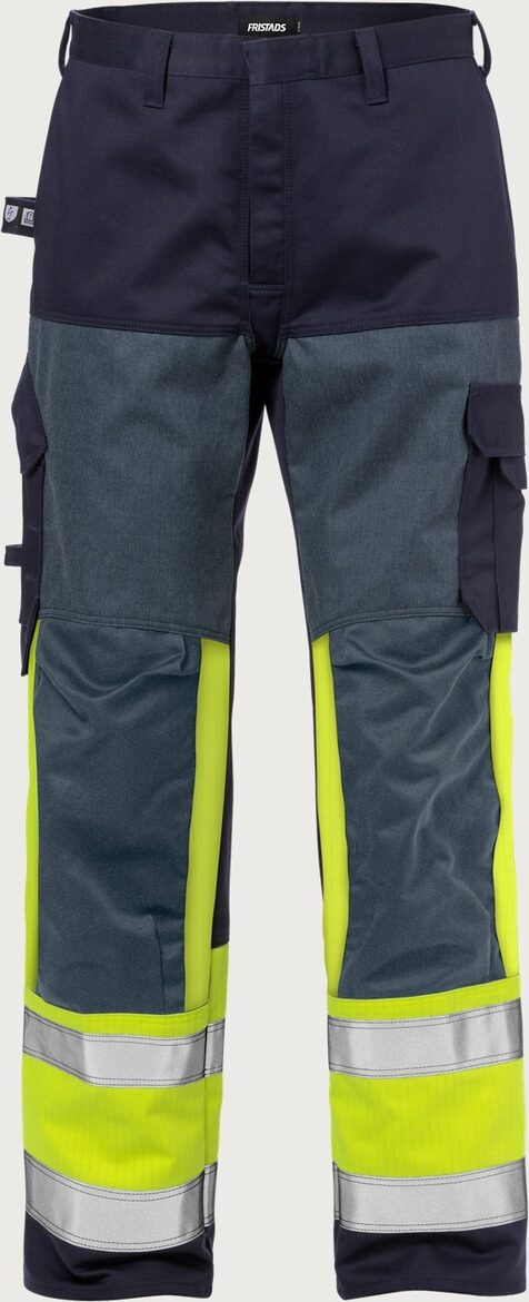 Fristads Flame High Vis bikses Class 1 2587 FLAM ar liesmu aizsardzību