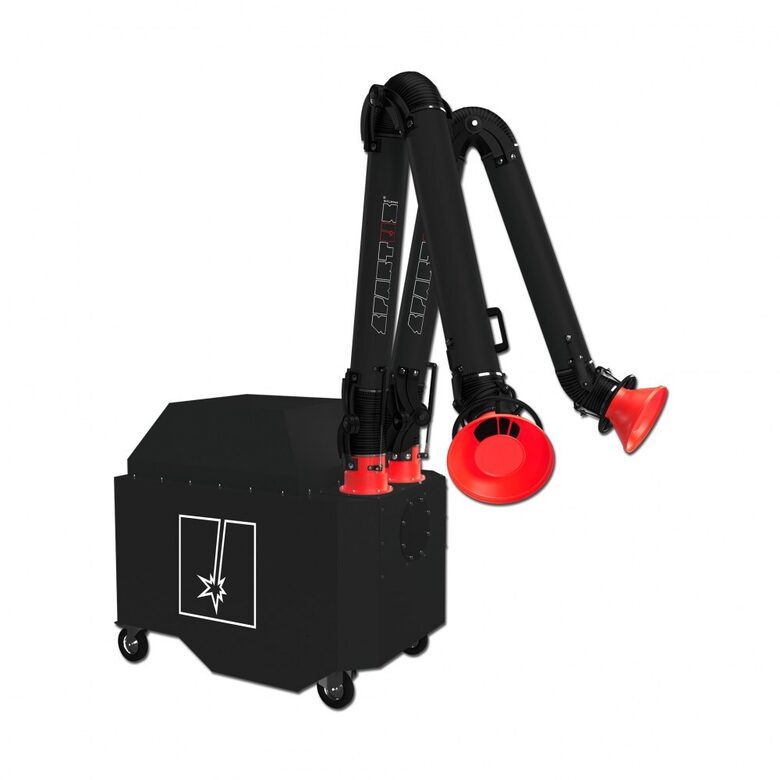 Mobile welding fume extractor SPARTUS ClearStream DUO 2000