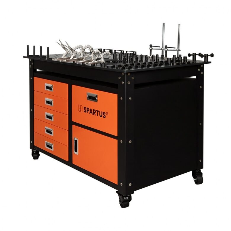 Keevituslaud koos tarvikutega 62 tk. SPARTUS