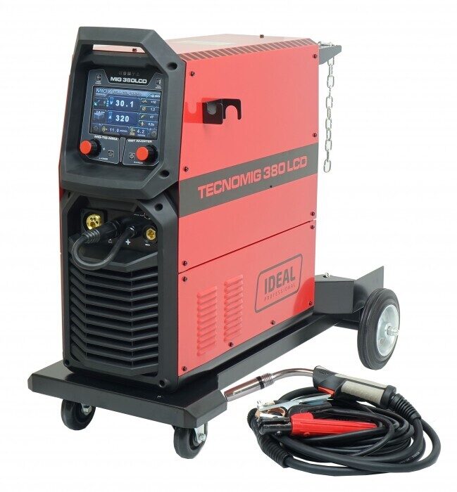 IDEAL Tecno MIG 380 LCD SYNERGIC keevitusseade (poolautomaatne) (Welldo)