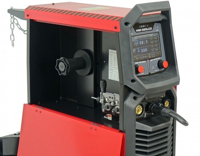 IDEAL Tecno MIG 380 LCD SYNERGIC keevitusseade (poolautomaatne) (Welldo)