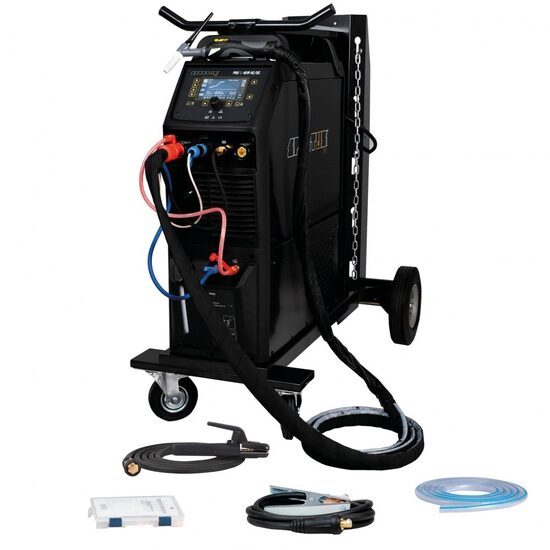 SPARTUS ProTIG 401PW AC/DC Pulse inverter type argon welding machine with liquid cooling and trolley