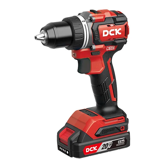 DCK KDJZ2090iFK akumulatora bezsuku urbis/skrūvgriezis 20V MAX ar 2×5,0Ah akumulatoriem un lādētāju