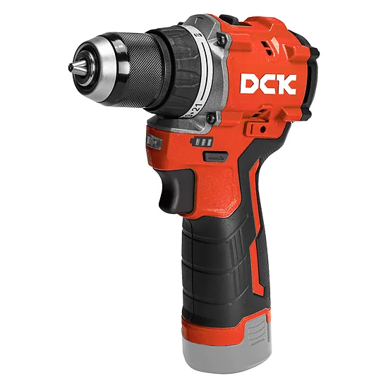 DCK KDJZ1250Z bezvadu bezsuku skrūvgriezis 12V (bez akumulatora un lādētāja)