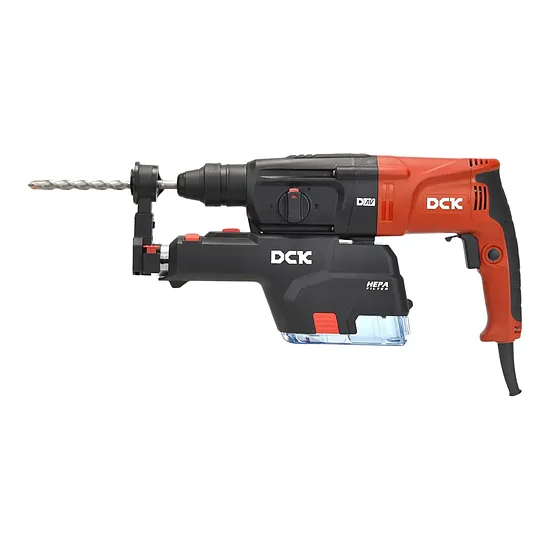 Perforators ar putekļu nosūkšanu DCK KZC05-26XC SDS+, 3,1 J, 800 W