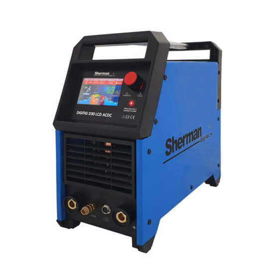 Sherman DIGITIG 200 LCD AC/DC pulse inverter type argon welding machine