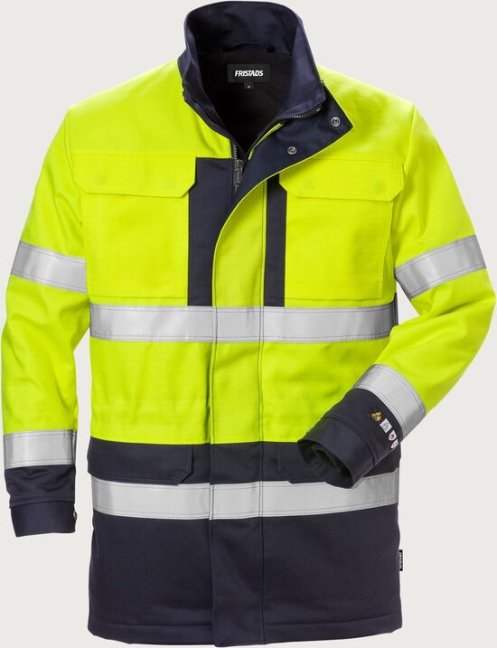 Fristads Flame High Vis žieminė apsauginė parka Class 3 4589 FLAM su apsauga nuo liepsnos