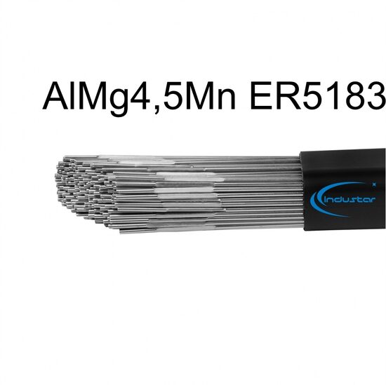 TIG welding rod for aluminium-magnesium alloys Al Mg4.5 (2.5kg)