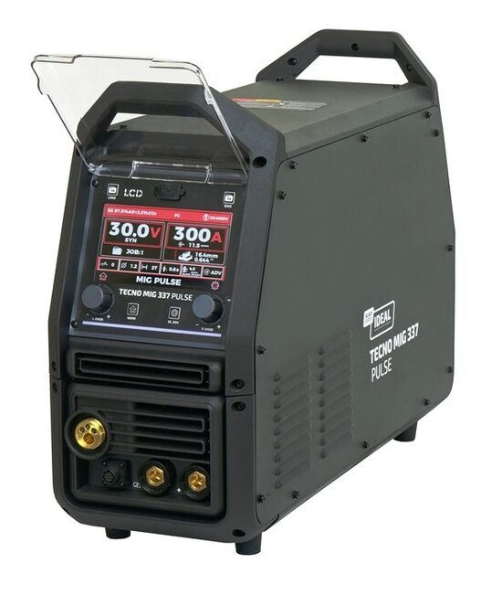 IDEAL TECNO MIG 337P PULSE LCD Black Series 4x4 suvirinimo įrenginys aparatas (pusautomatis)