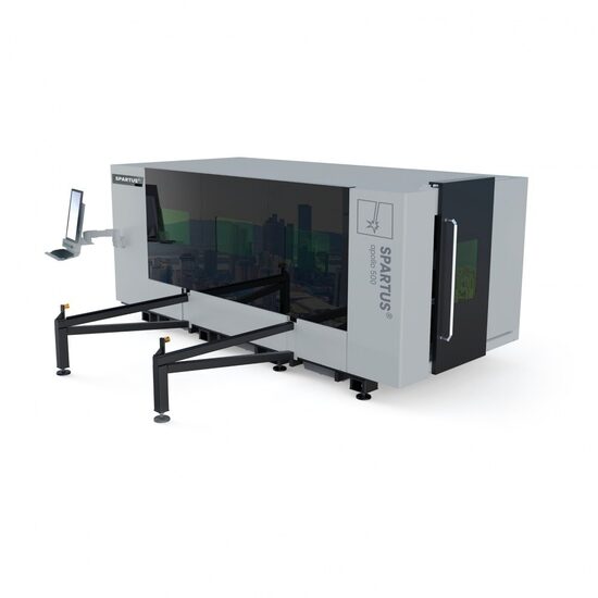 Spartus Apollo 500 lazerinio pjovimo staklės CNC (3000W)