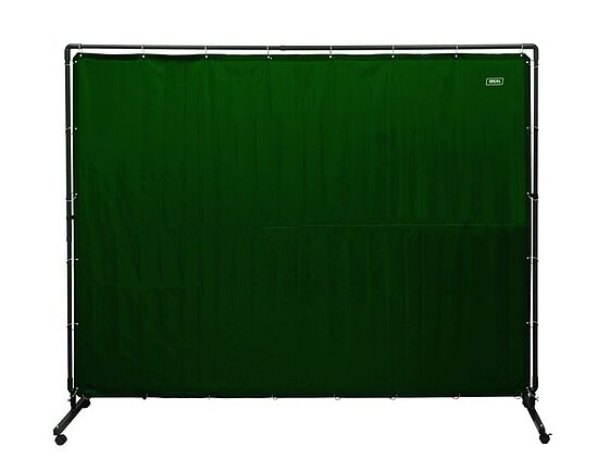 IDEAL Welding Curtain with Frame, 180x240cm, Green