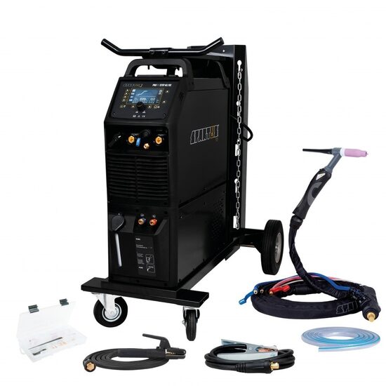 SPARTUS ProTIG 325PW AC/DC Pulse inverter type argon welding machine with liquid cooling and trolley