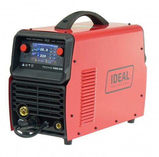 IDEAL Tecno MIG 222 LCD SYNERGIC keevitusseade (poolautomaatne) (Welldo)