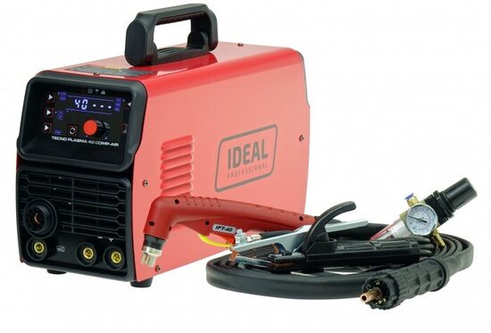 IDEAL TECNO PLASMA 40 COMP-AIR Professional Plasma Cutter and MMA Welder (Welldo)