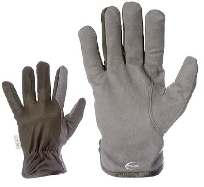 Work gloves made of non-slip original AMARA synthetic leather with fleece lining