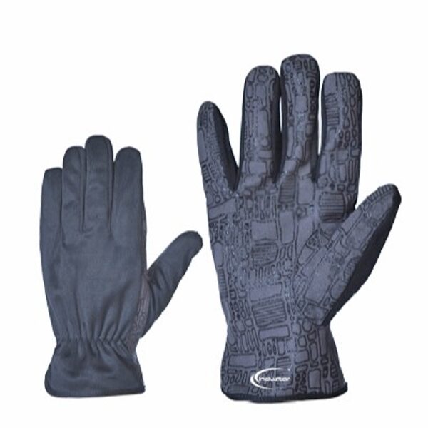 Work gloves made of non-slip original synthetic AMARA leather with silicone mesh