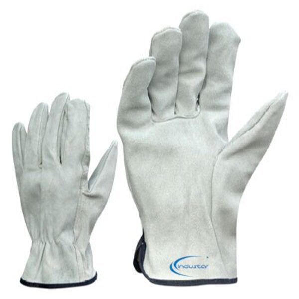 Leather work gloves (leather split), length 26cm