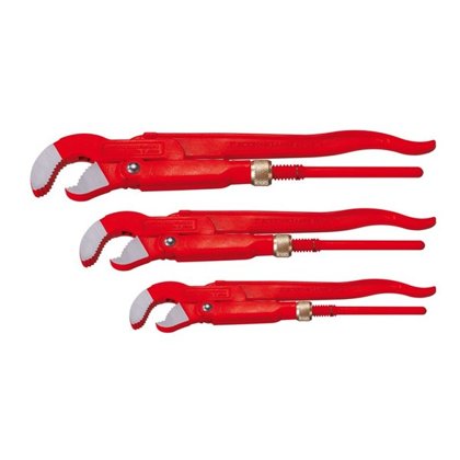 Rothenberger 45° Pipe wrenches set (1"+1 1/2"+2")