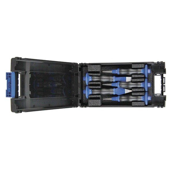 Set of chisels, pin breakers and point sieve 120 mm, 5 parts