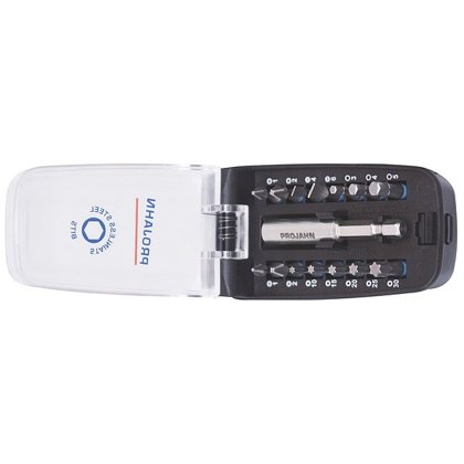 Instrumentu uzgaļu BIT komplekts 1/4'' 15 daļas