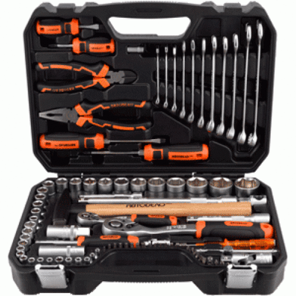 AVTODELO Professional tool set 90 pr. 1/4 "DR 1/2" DR