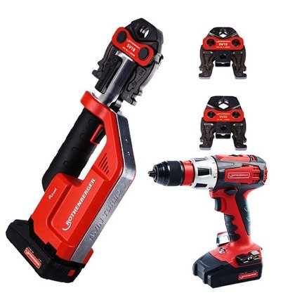 Rothenberger ROMAX Compact prese TT U tipa + Akku