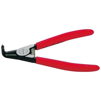 EDE Format Pliers for Locking ring A21, curved 90°. 165 mm
