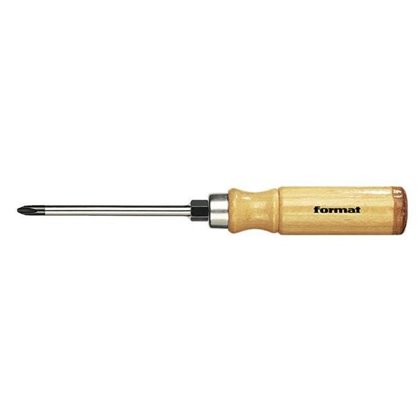 Screwdriver PH2 with wooden handle