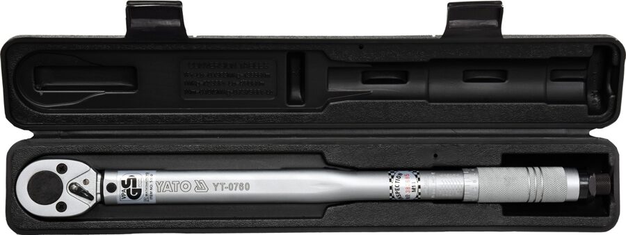YATO dinamometriskā atslēga,  1/2" 42-210 Nm