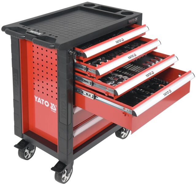 YATO tool cabinet, 6 drawers (177pcs.)
