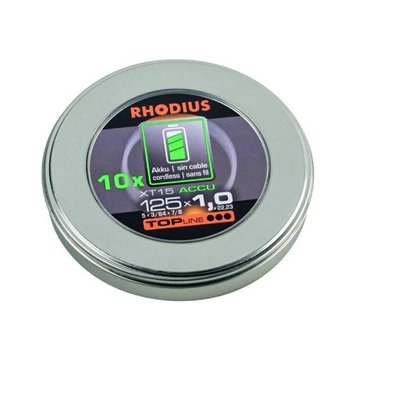 Rhodius plāni griešanas diski XT15 ACCU 125x1.0x22.23