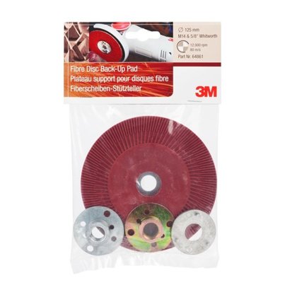 3M šķiedra diska pamatne, dzesējoša 127 mm, M14