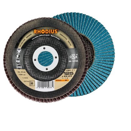 Rhodius ieloču diski LSZ F1 125x22.23