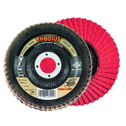 Rhodius ieloču diski Jumbo Speed 125x22.23