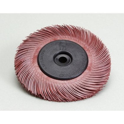 3M BB-ZB T-C Radiālā birste, sarkana 150 mm P220