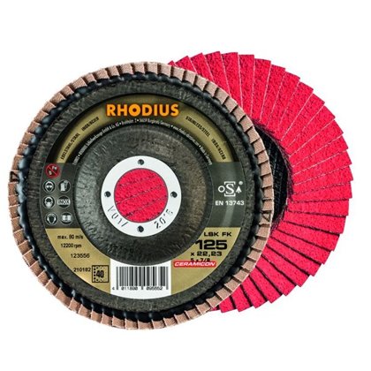 Rhodius ieloču diski LSK FK 125 x 22.23