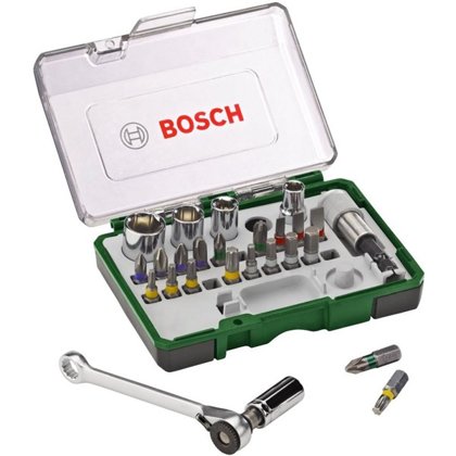 Bosch skrūvgriežu uzgaļu komplekts 27 daļas