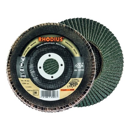 Rhodius ieloču diski Jumbo Longlife 125x22.23