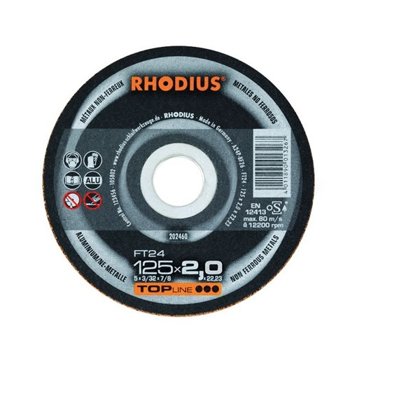 Rhodius griešanas disks FTK24 125x2.0x22.23