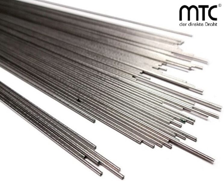 TIG metināšanas titana stienis 1.0-1.6 x 914 mm