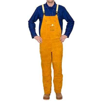 Ādas metināšanas bikšu kombinezons Golden Brown™