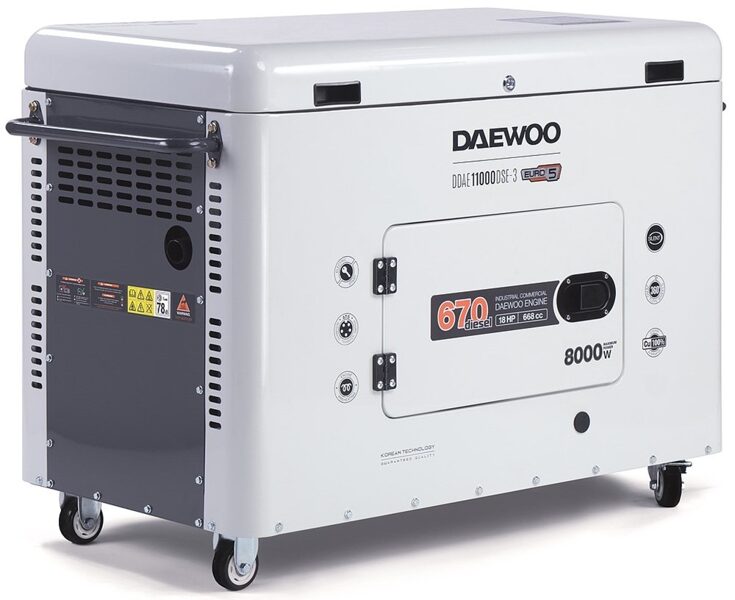 Dīzeļa ģenerators DAEWOO DDAE 11000DSE-3