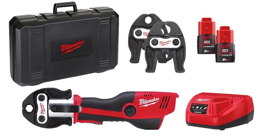 Hidrauliskās preses V-komplekts Milwaukee M12 FUEL HPT-202C