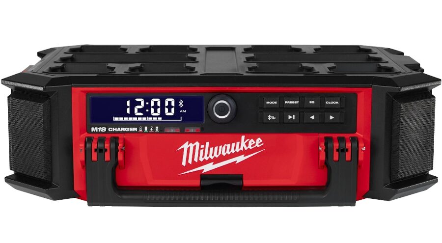AM/FM Radio ar akumulātoru lādētāju Milwaukee PACKOUT M18 PRCDAB+-0
