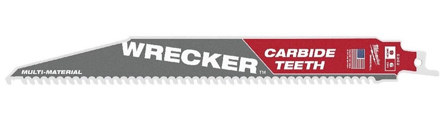 Zobenzāģa asmenis Milwaukee WRECKER SAWZALL 230/6TPI